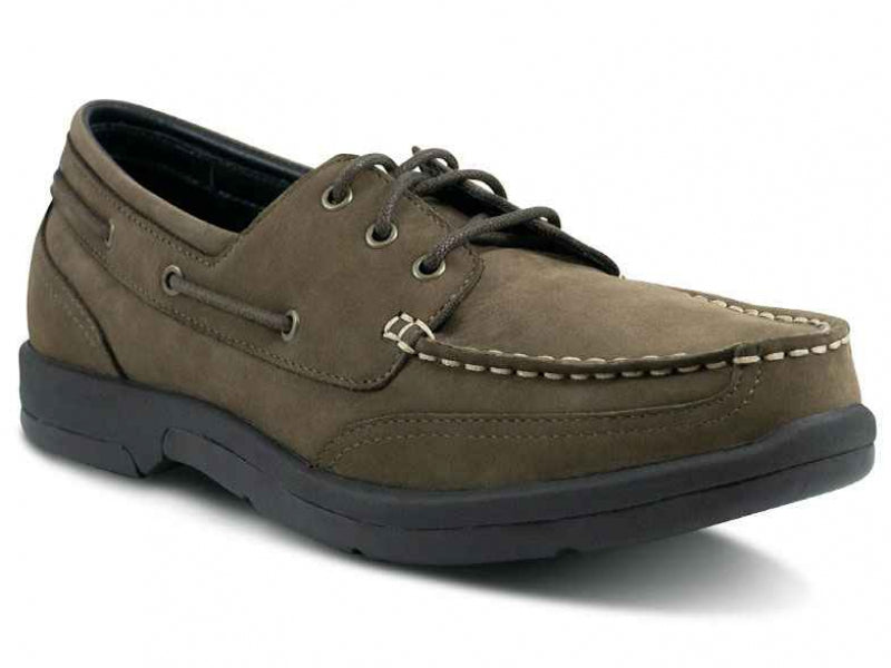 Apex Men's Boat Shoe in Dark Brown, image 42 of 42