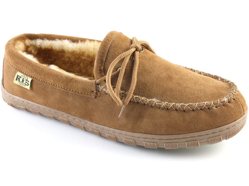 Cloud Nine Sheepskin Moc Men's Moccasin Slipper|Healthy Feet Store