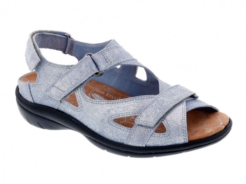 Drew Lagoon - Women's Sandal Denim Dusty Leather (4G)