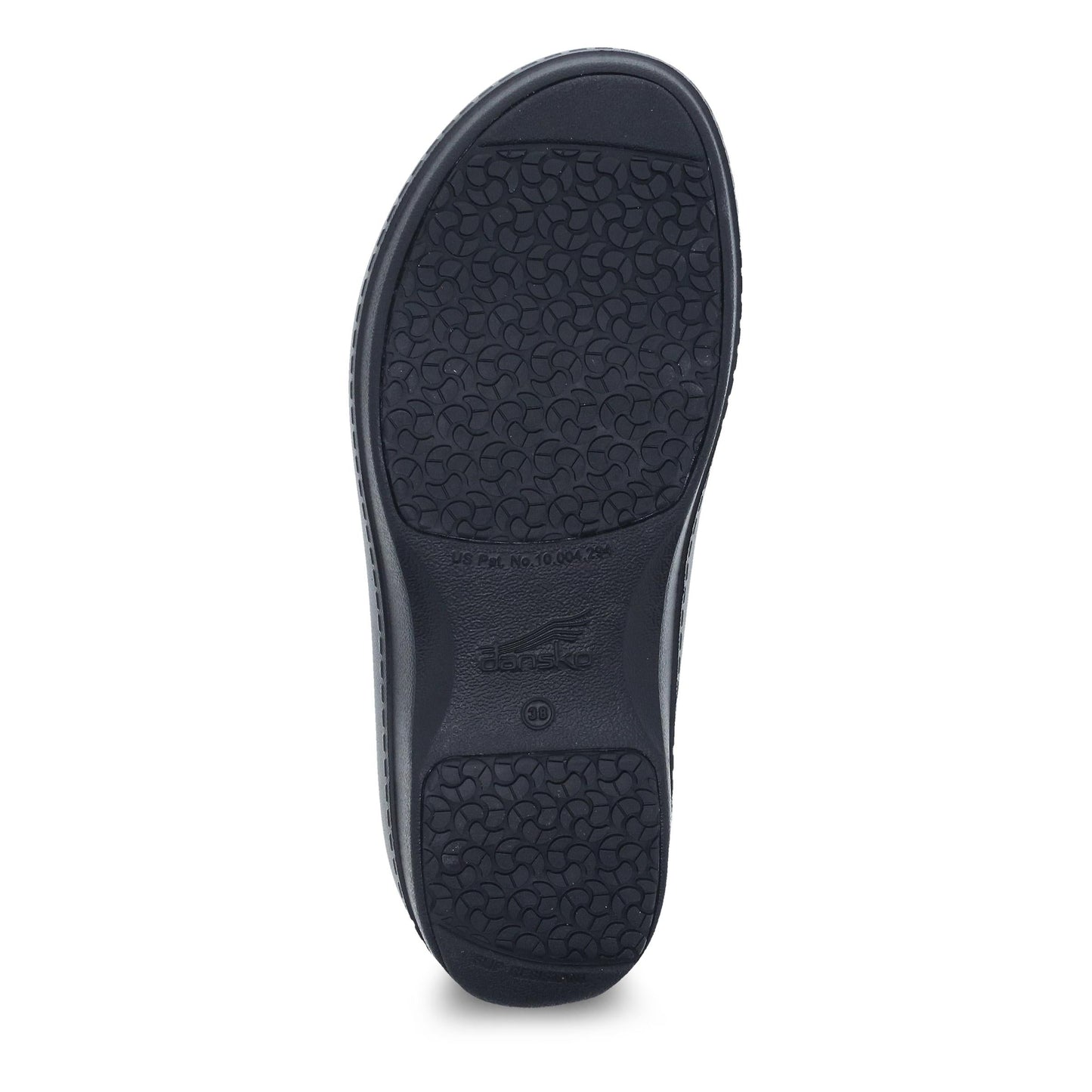 Dansko Kaci Clog - Women's Lightweight Comfort Clog - Black Molded Sole View