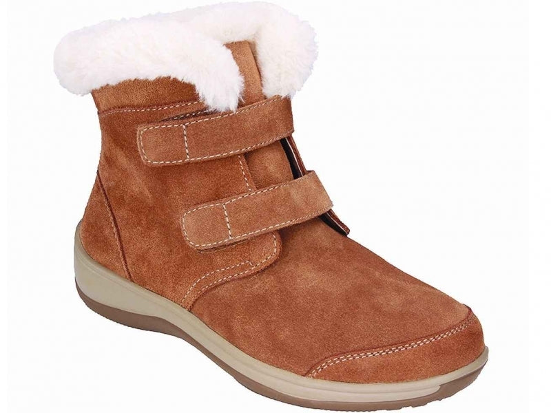 Orthofeet Florence - Women's Boot with Adjustable Straps in Tan, image 45 of 45