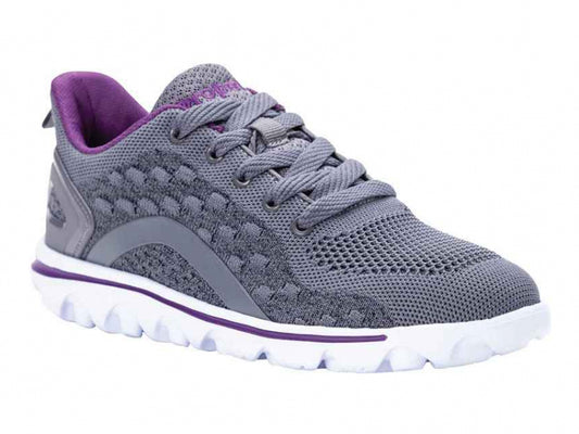 Propet TravelActiv Axial - Women's Athletic Shoe Grey/Purple (GRP)
