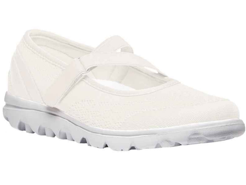 Propet TravelActiv - Women's Mary Jane White (w)