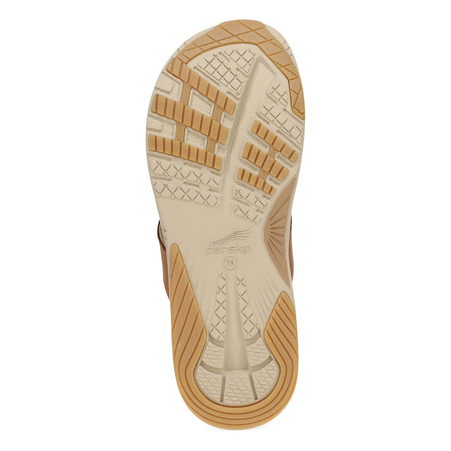 Dansko Rosemary - Women's Arch Support Sneaker - Tan Calf Sole View