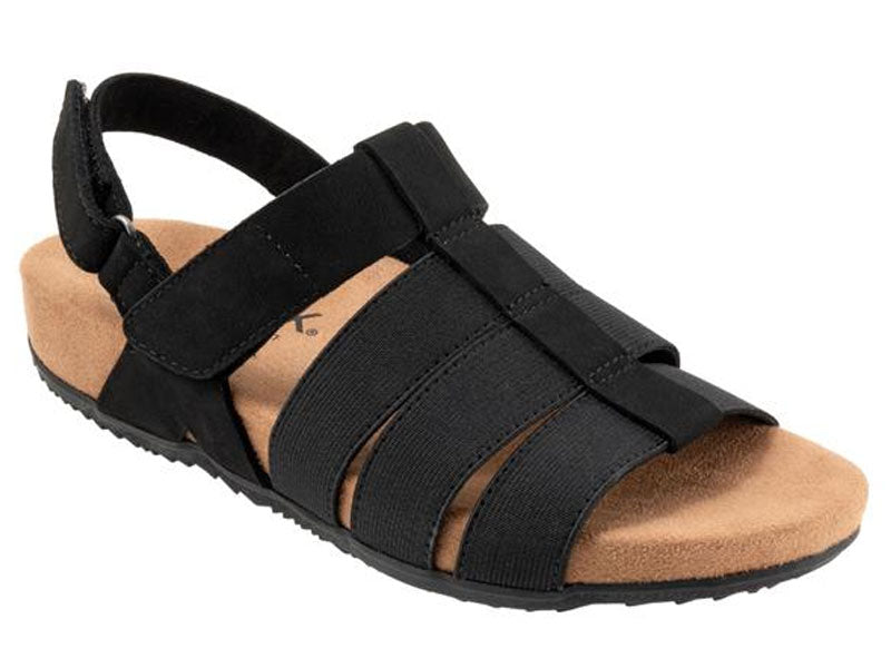 Softwalk Burnaby - Women's Sandal Black Nubuck (004)