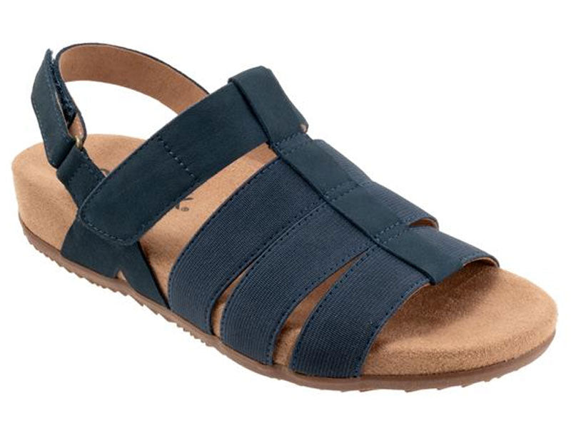 Softwalk Burnaby - Women's Sandal Navy Nubuck (483)