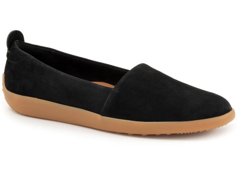 Softwalk Deva - Womens Flat Black Nubuck (004)
