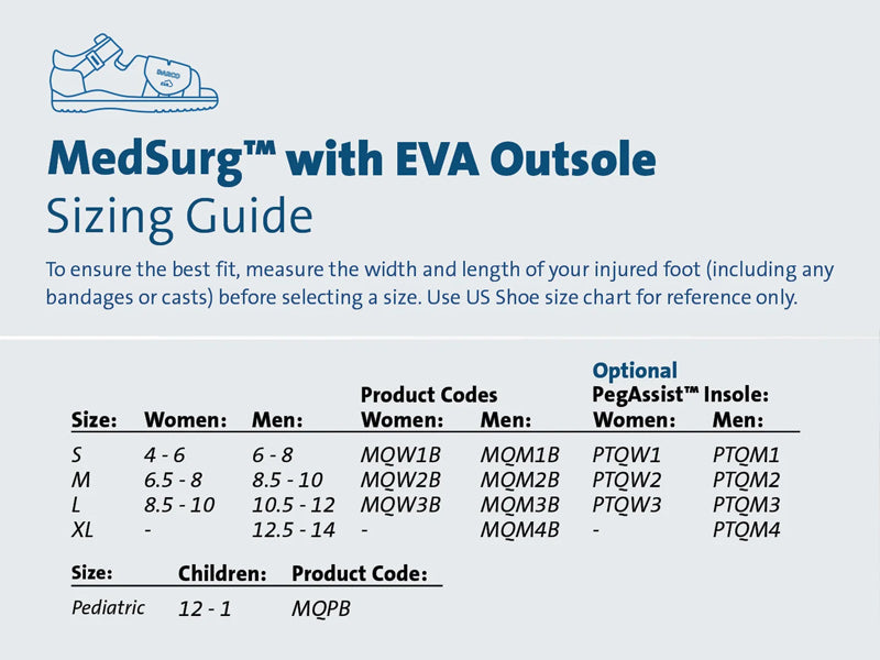 Darco MedSurg - Square Toe Medical Surgical Shoe