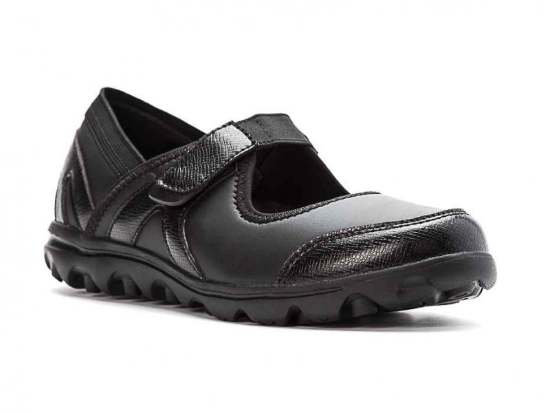 Propet Onalee - Women's Mary Jane All Black Smooth (AB)