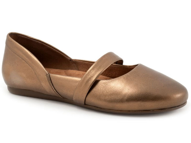 Softwalk Samara - Womens Flat Bronze (222)