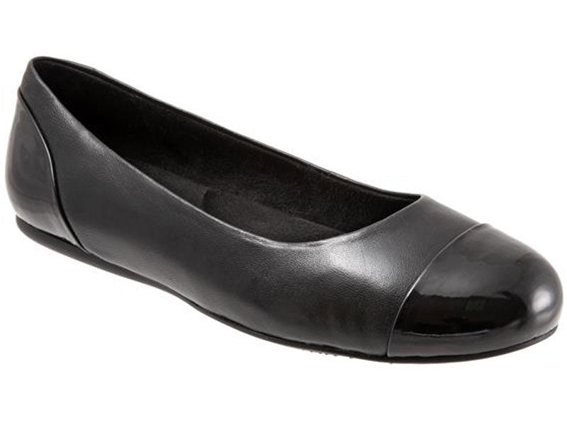 Softwalk Sonoma Cap Toe - Women's Flat Black (001)