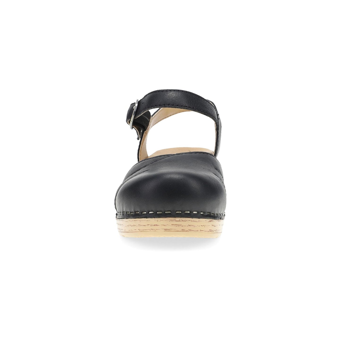 Dansko Margreta Mary Jane Clog - Women's Stapled Construction Mary Jane Clog - Black Front View