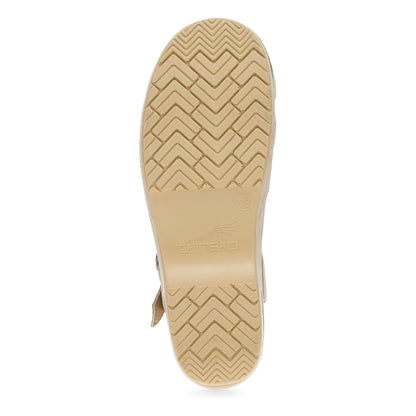 Dansko Margreta Mary Jane Clog - Women's Stapled Construction Mary Jane Clog - Biscotti Sole View