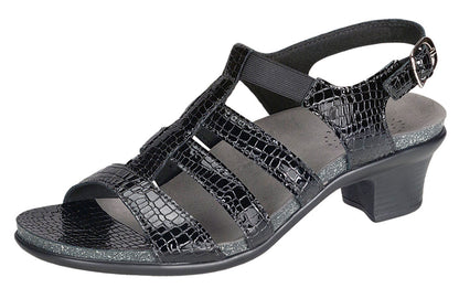SAS Allegro Black Croc