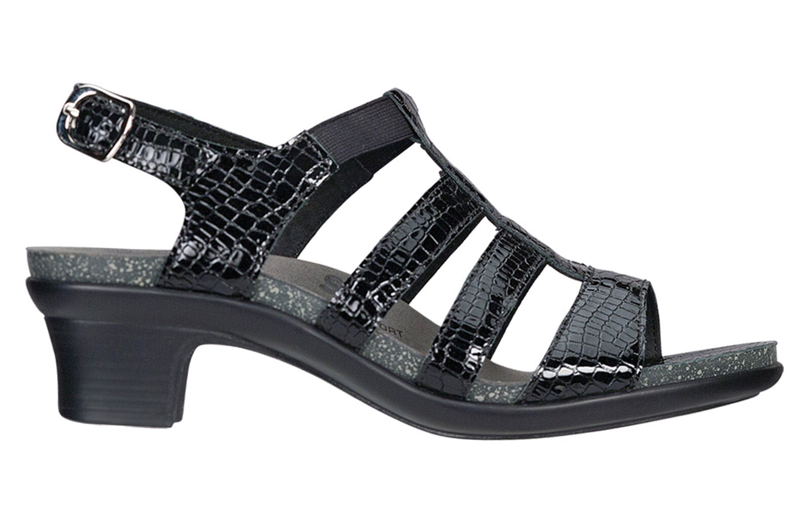 SAS Allegro Black Croc