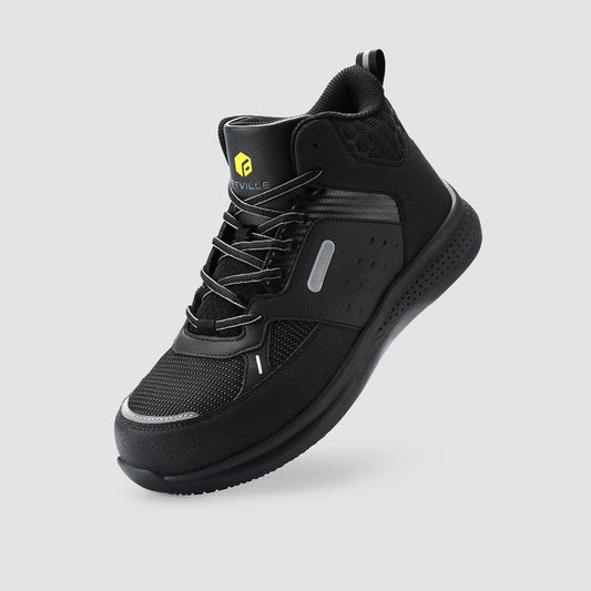 FitVille Men's High-top SteelCore Work Boots