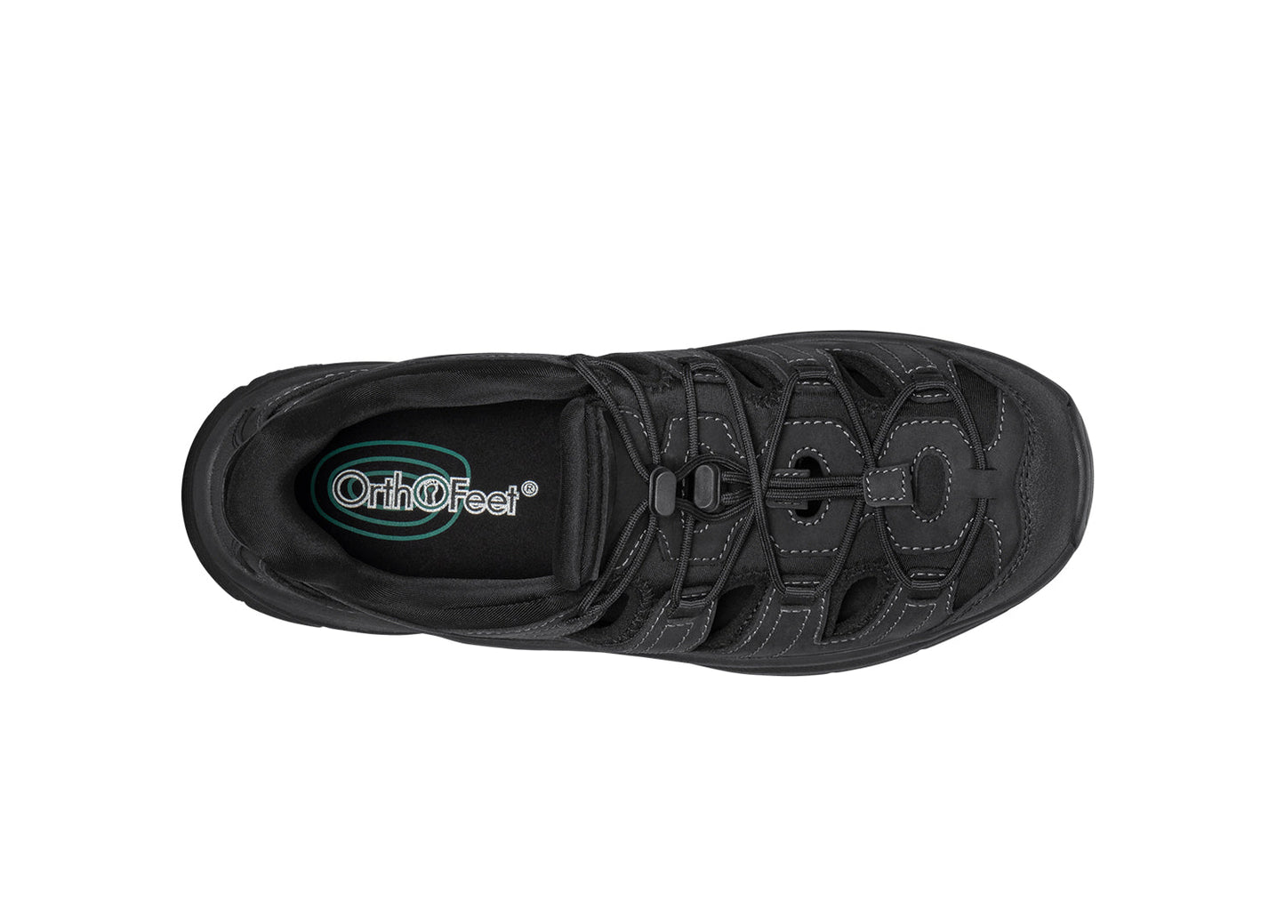 Orthofeet Saturn Hands-Free Black - birds_eye
