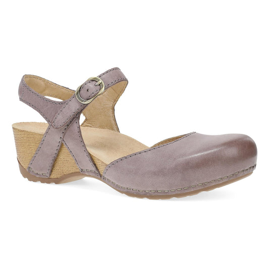 Dansko Tiffani - Women's Arch Support Clog - Dusty Lilac Outside View