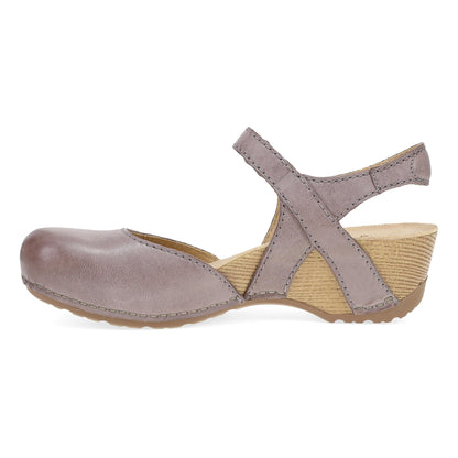 Dansko Tiffani - Women's Arch Support Clog - Dusty Lilac Side View