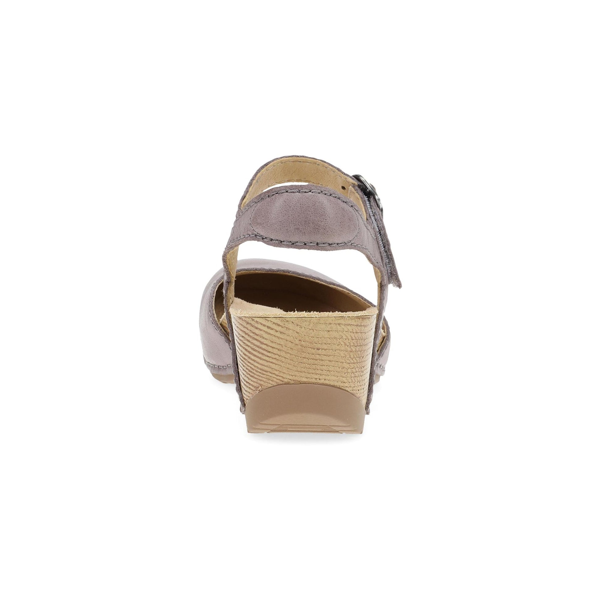 Dansko Tiffani - Women's Arch Support Clog - Dusty Lilac Heel View