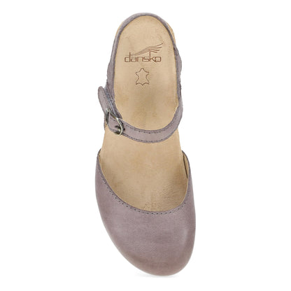 Dansko Tiffani - Women's Arch Support Clog - Dusty Lilac Top View