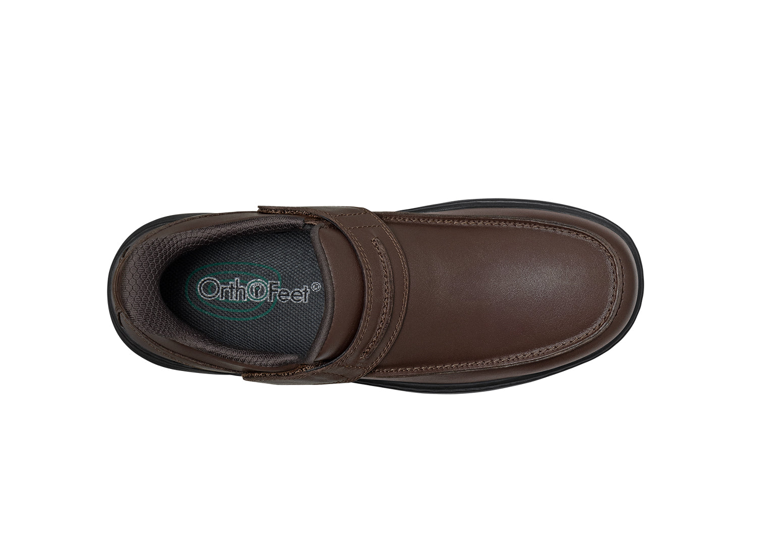 Orthofeet Xavier Hands-Free Brown - birds_eye