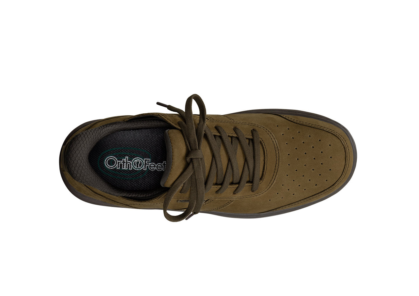 Orthofeet Pierre Hands-Free Chocolate - birds_eye