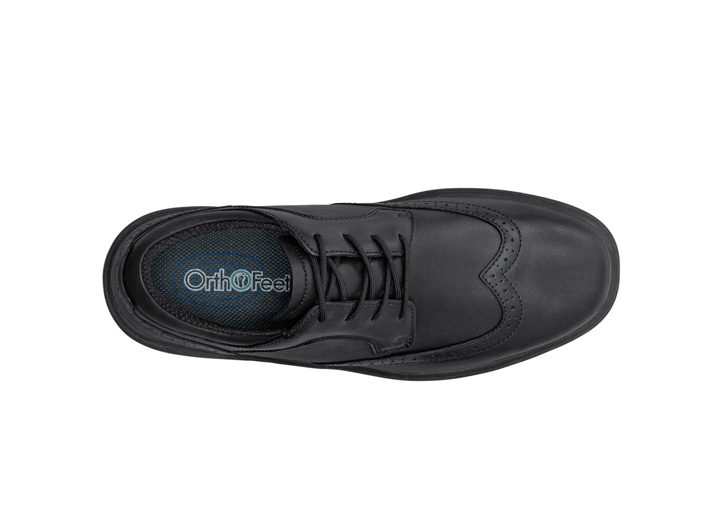 Orthofeet Moreno Black - birds_eye