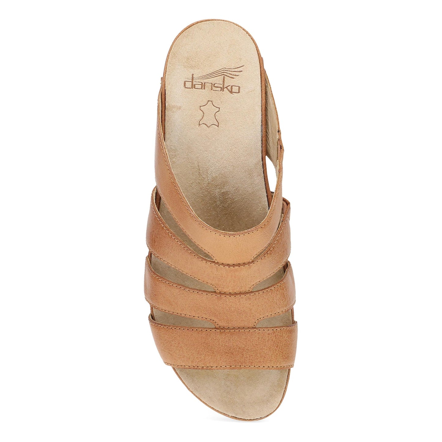 Dansko Lyndi - Women's Rocker Bottom Mule - Natural Top View