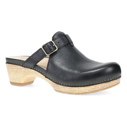 Dansko Leandra Clog - Women's Rocker Bottom Clog - Clog Black Outside View