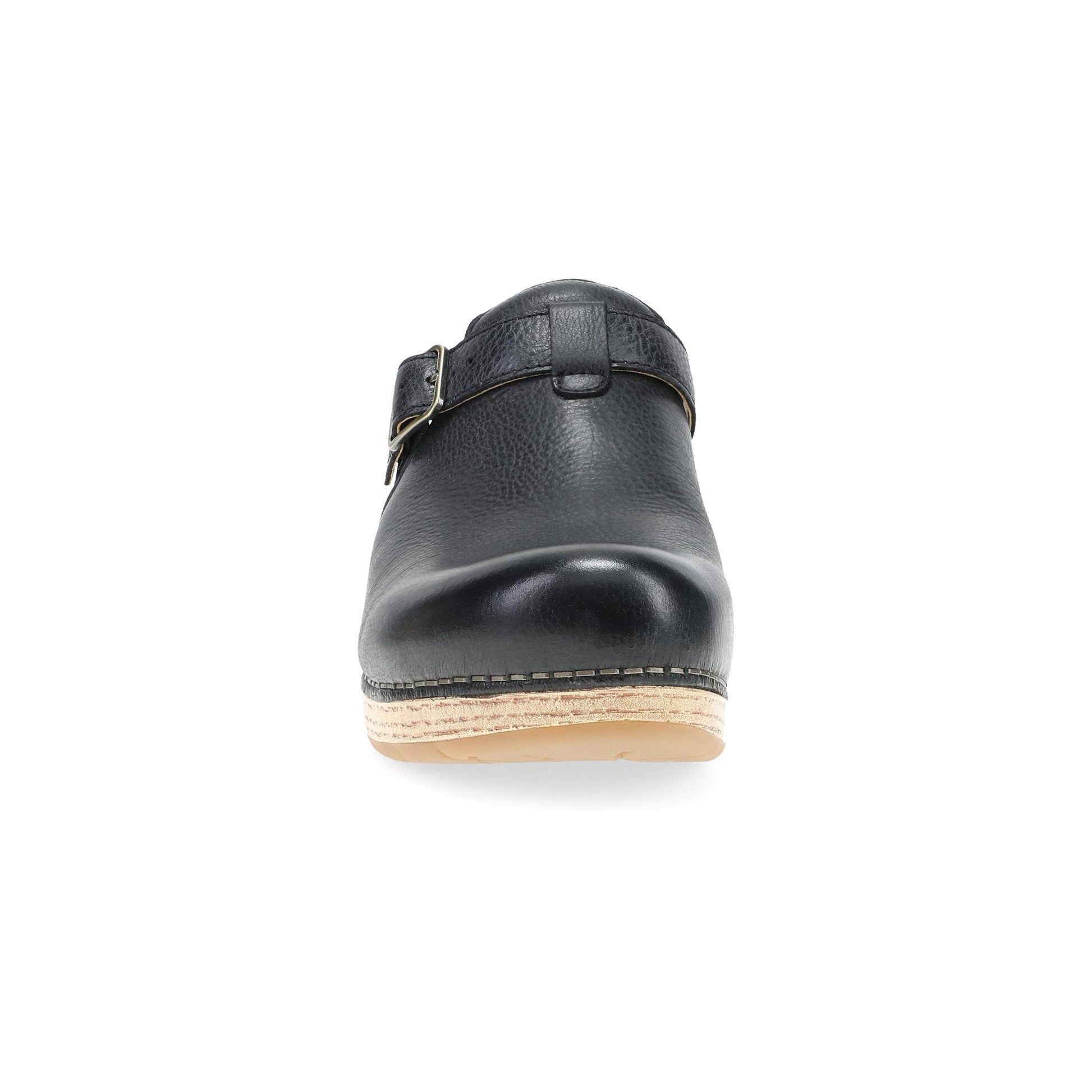 Dansko Leandra Clog - Women's Rocker Bottom Clog - Clog Black Front View