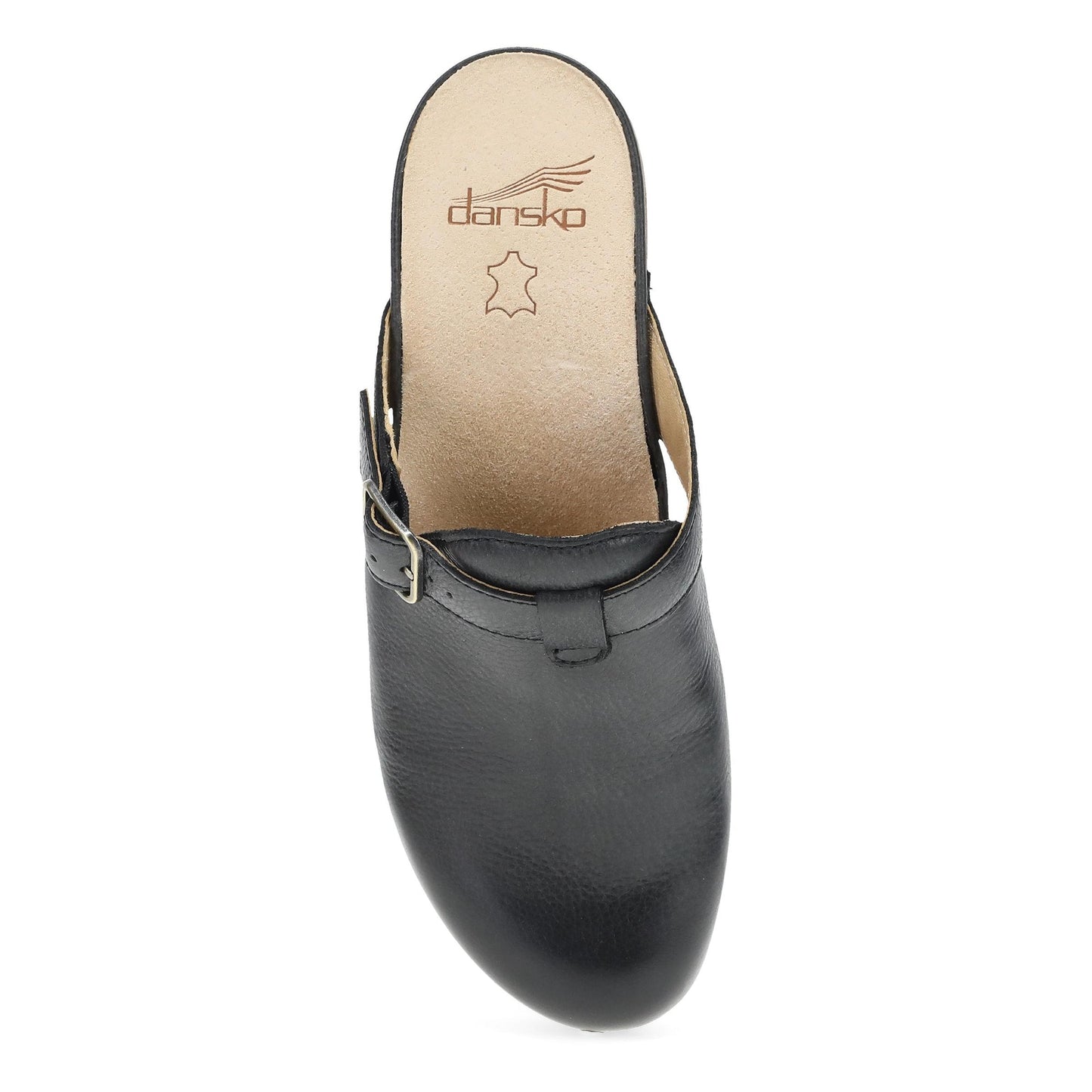 Dansko Leandra Clog - Women's Rocker Bottom Clog - Clog Black Top View