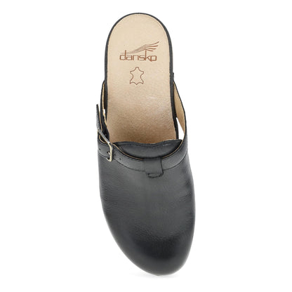 Dansko Leandra Clog - Women's Rocker Bottom Clog - Clog Black Top View