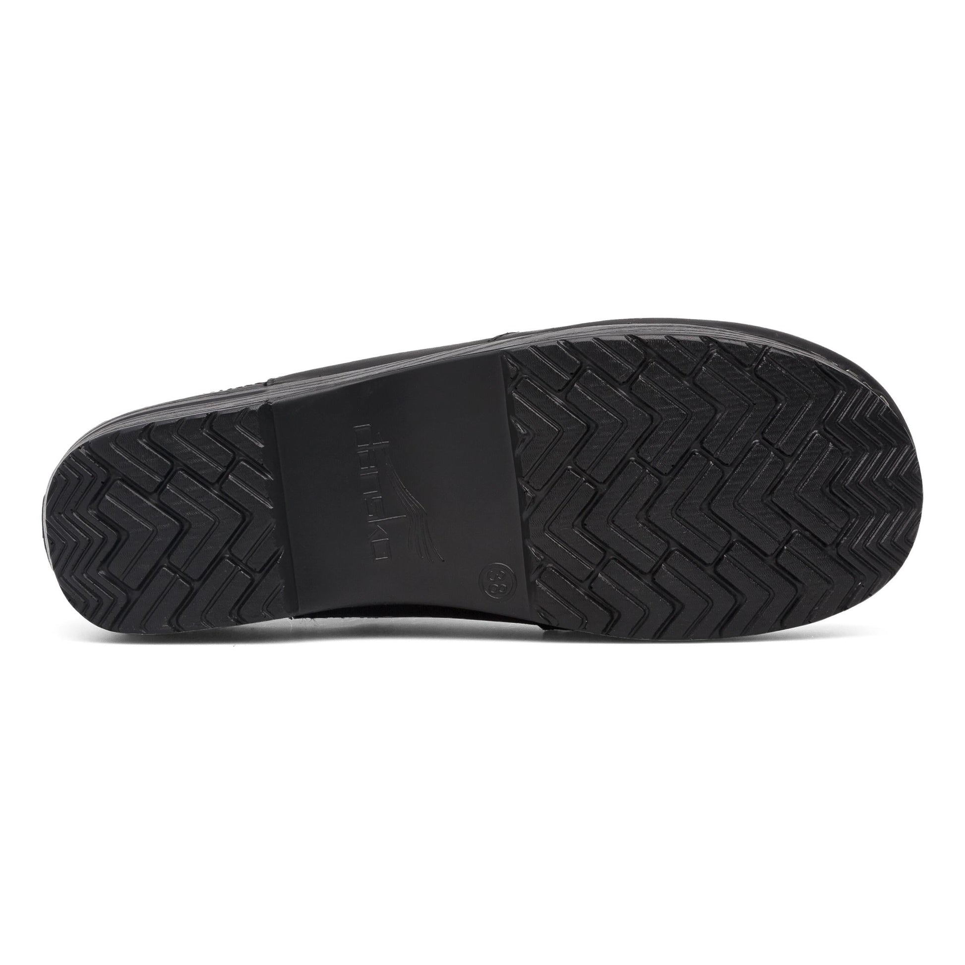 Dansko Frankie - Women's Arch Support Clog - Black Oiled Sole View