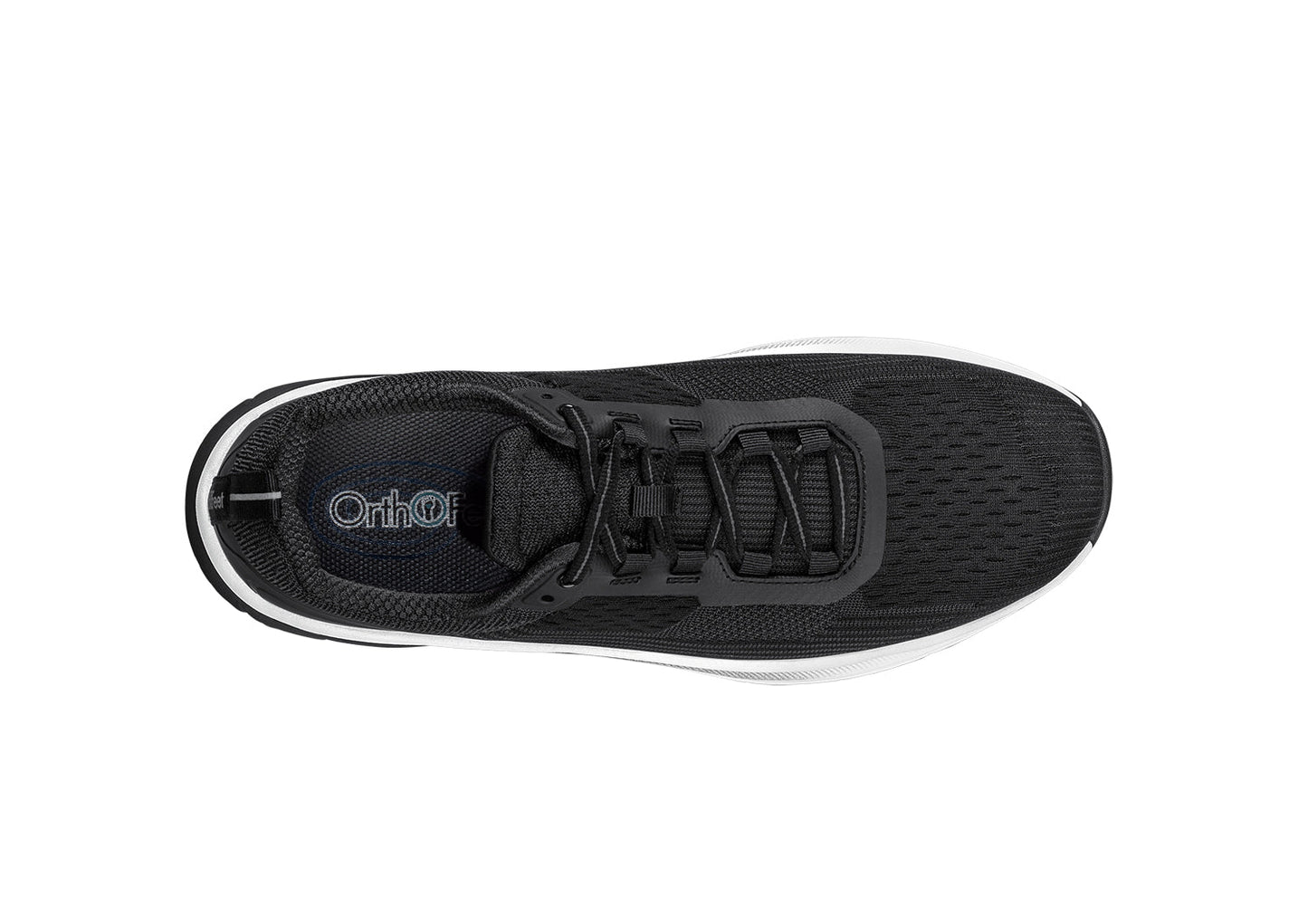 Orthofeet Race Black - birds_eye