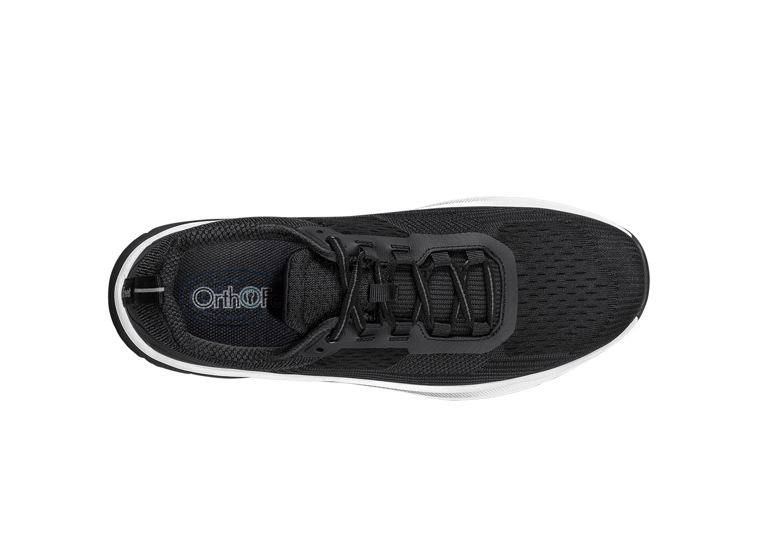 Orthofeet Race Black - birds_eye