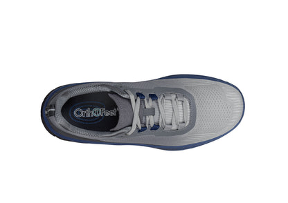 Orthofeet Race Gray/Navy - birds_eye