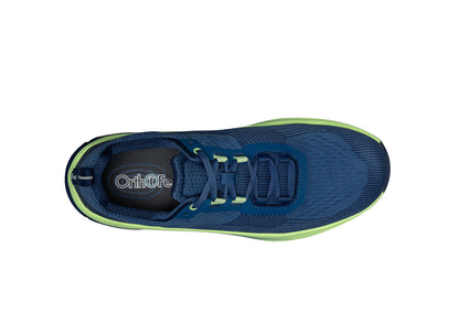 Orthofeet Race Blue/Green - birds_eye
