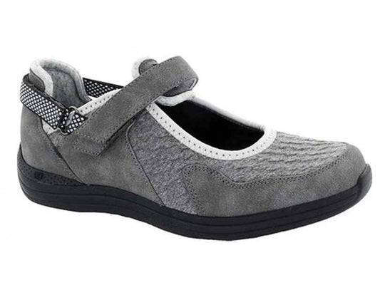 Drew Buttercup - Women's Mary Jane Grey Leather (43)