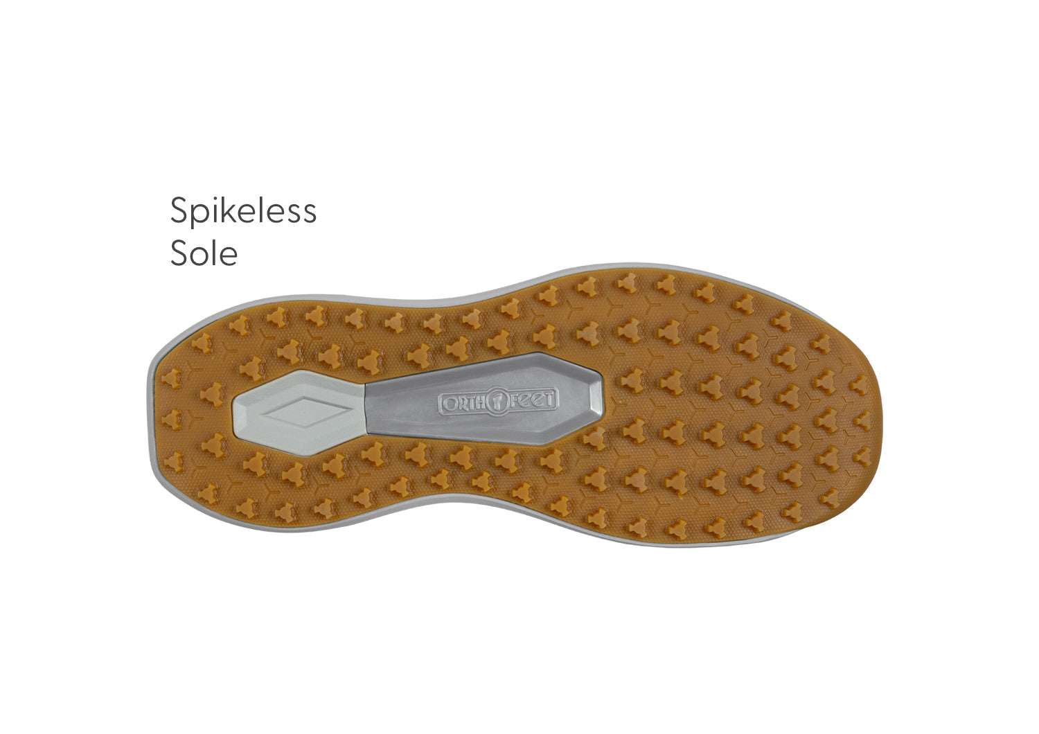 Orthofeet Birdie Hands-Free Golf Gray - Sole View