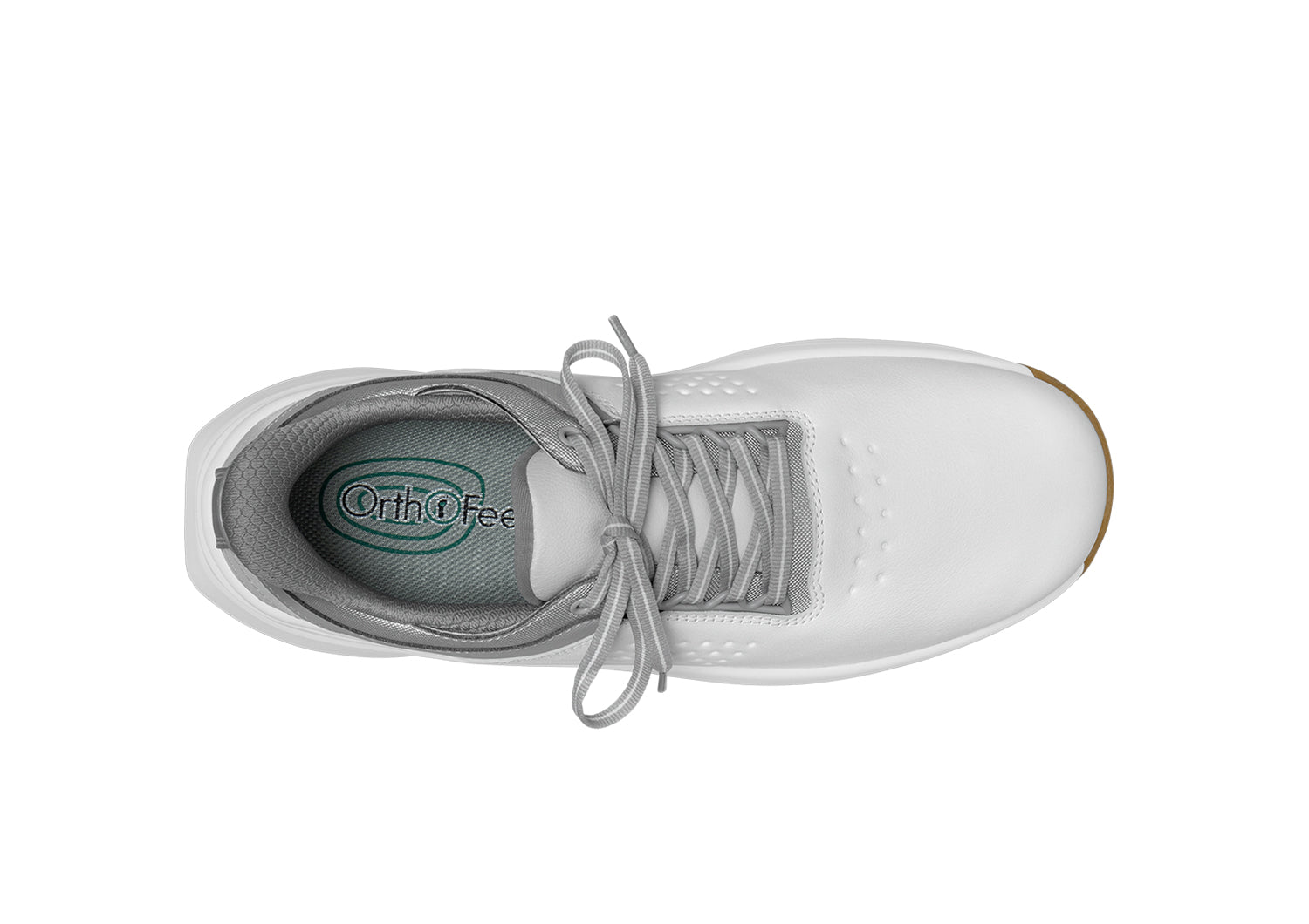 Orthofeet Birdie Hands-Free Golf White - Top View