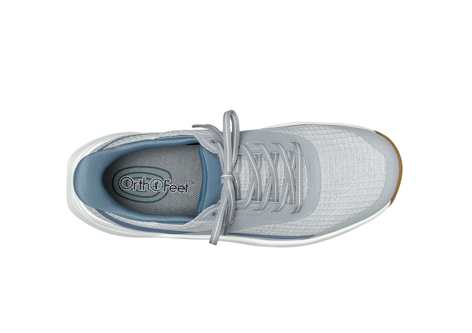 Orthofeet Fairway Hands-Free Golf Blue/White/Gray - Top View