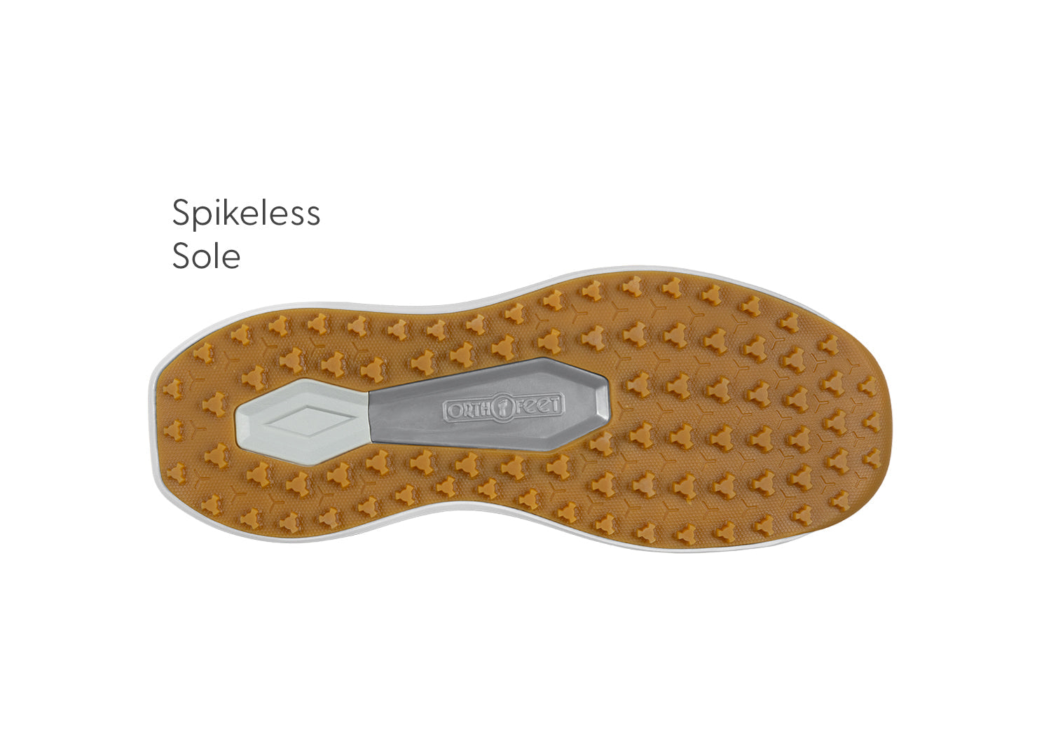 Orthofeet Fairway Hands-Free Golf Blue/White/Gray - Sole View