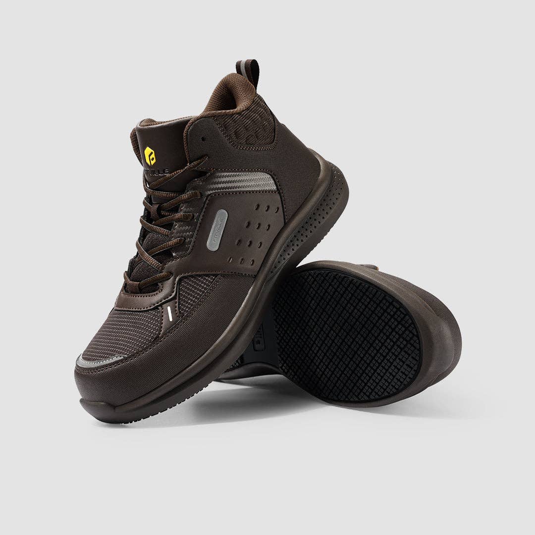 FitVille Men's High-top SteelCore Work Boots