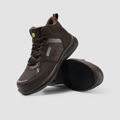 FitVille Men's High-top SteelCore Work Boots