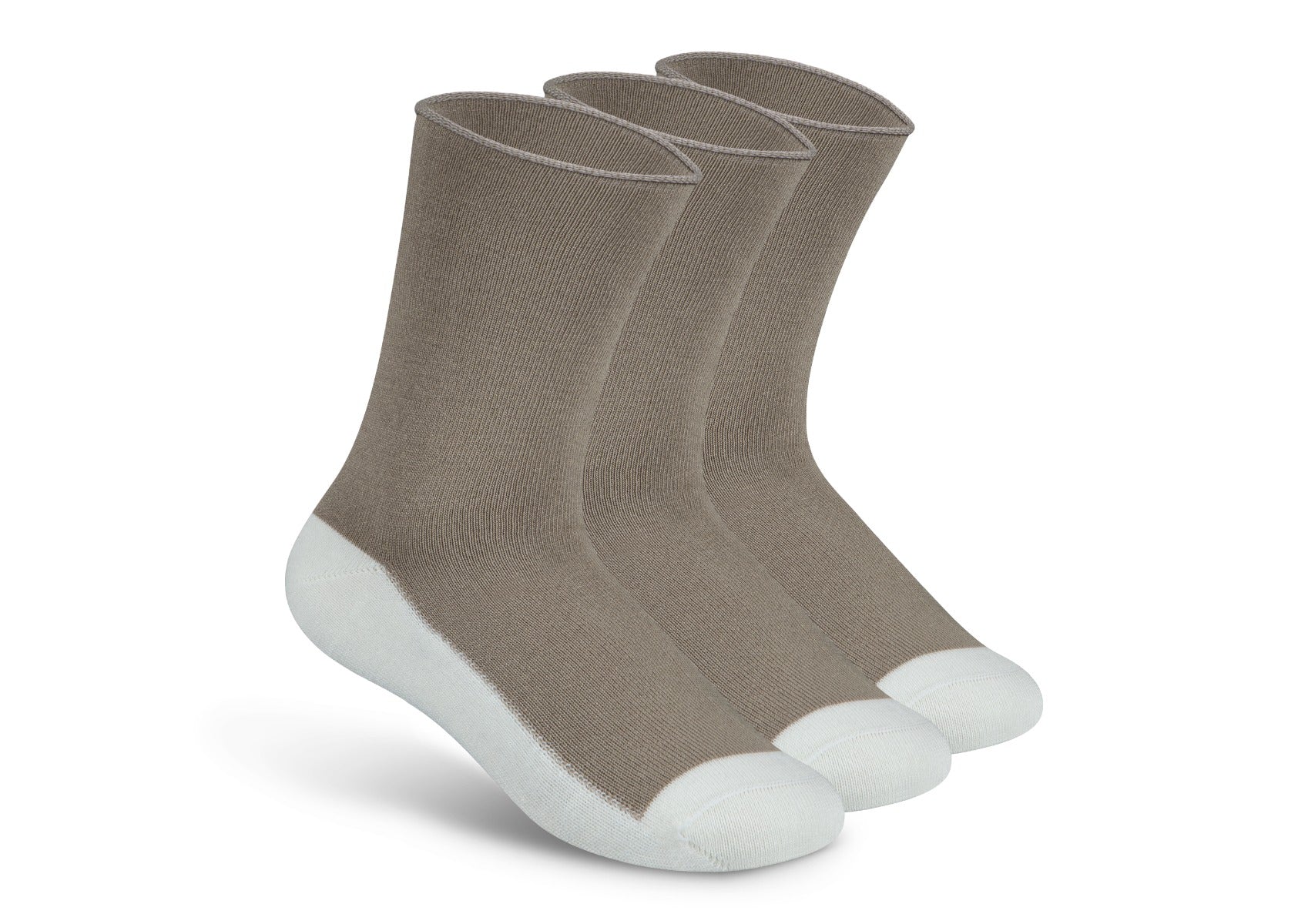 Orthofeet Brown/White sock