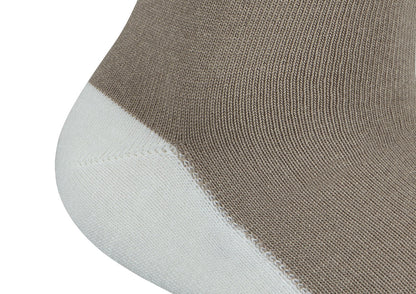 Orthofeet Brown/White sock