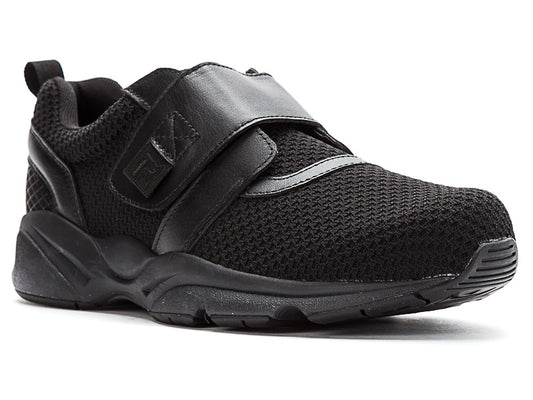 Propet Stability X Strap - Men's Casual Shoe Black (BLK)