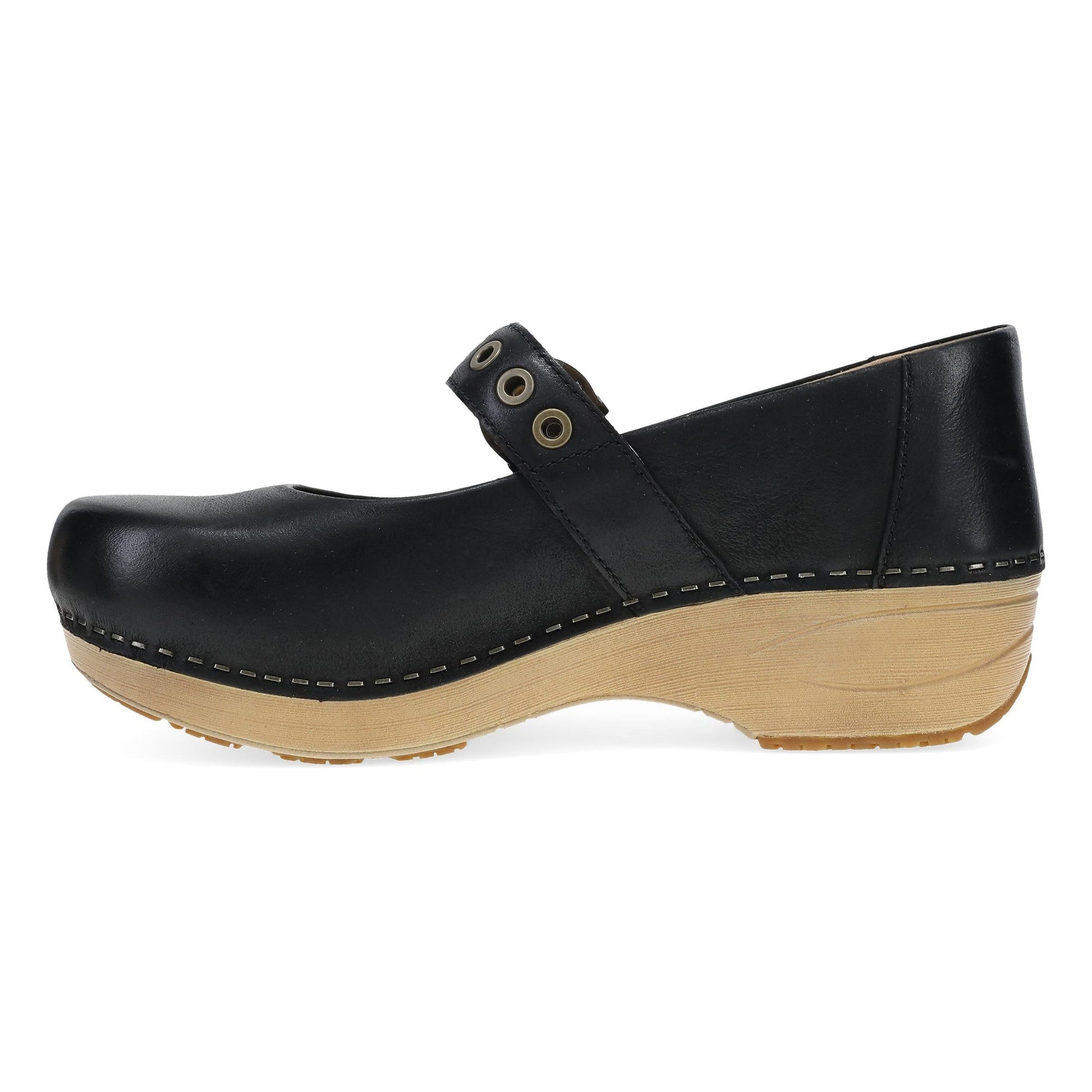 Dansko XP 2.0 Mary Jane Clog - Women's Anti Fatigue Mary Jane Clog - Black Side View
