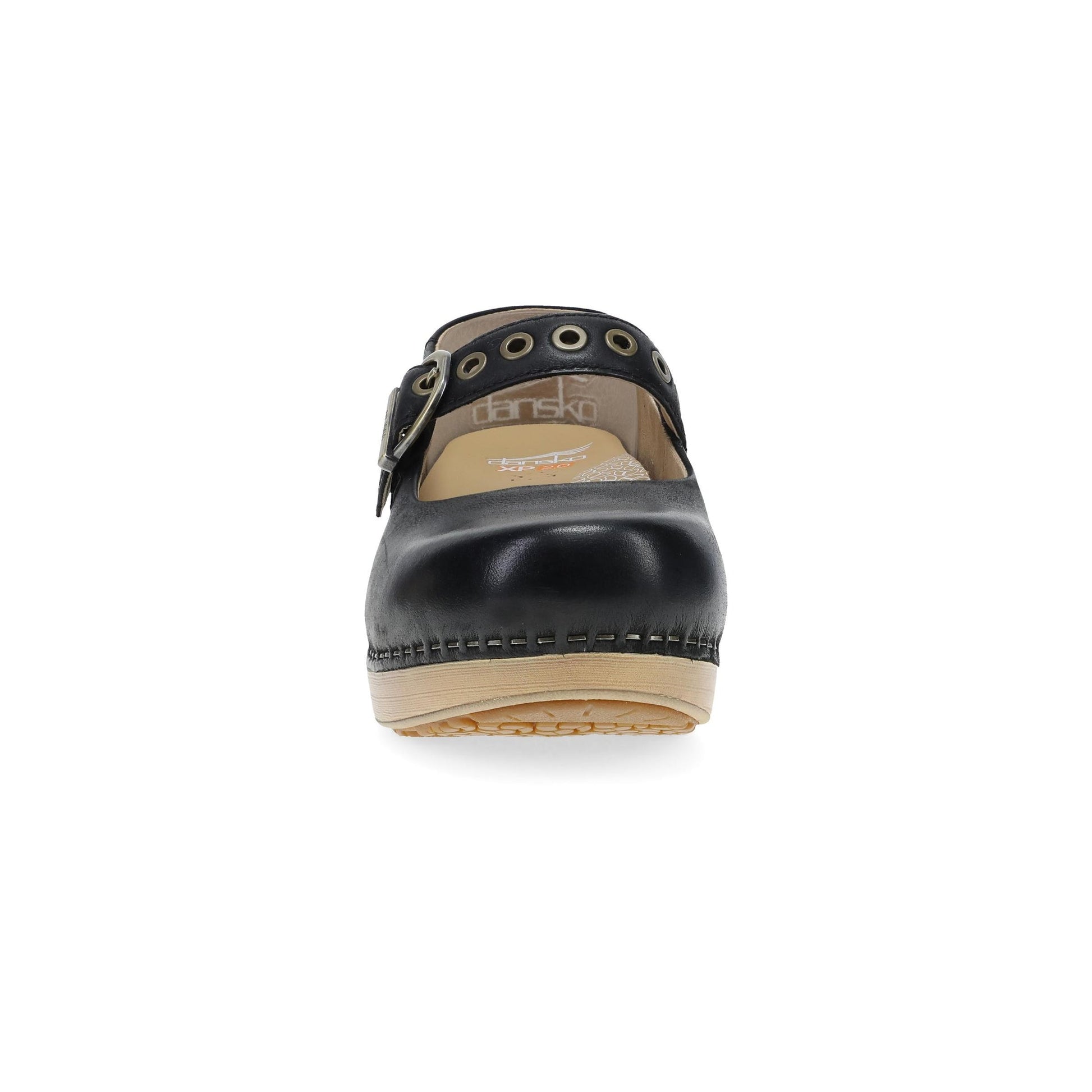 Dansko XP 2.0 Mary Jane Clog - Women's Anti Fatigue Mary Jane Clog - Black Front View